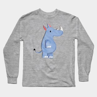 Stop Motion Rhino Long Sleeve T-Shirt